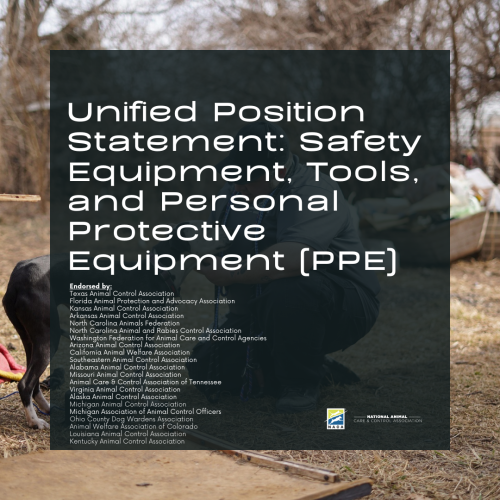 For the First Time: A Unified Safety Standard for Animal Control Officers